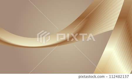 Golden curved abstract lines texture background Golden curved abstract lines texture background 112482137