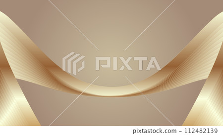 Golden curved abstract lines texture background Golden curved abstract lines texture background 112482139
