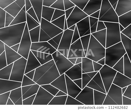 冰裂圖案的背景圖（黑色） 112482682