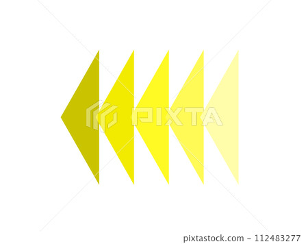 continuous yellow arrows continuous yellow arrows 112483277