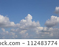 blue sky with clouds 112483774