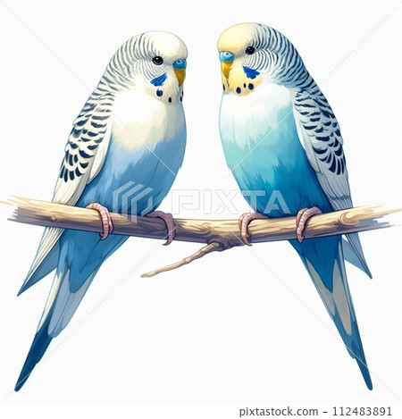 虎皮鸚鵡側頭看 112483891