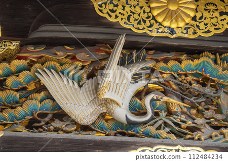 京都 舊離宮二條城唐門 松、竹、梅、鶴 112484234