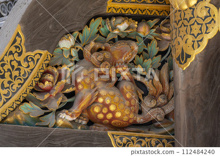 京都 舊離宮二條城 唐門 牡丹與唐獅子 112484240