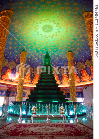 Very beautiful scenery of Wat Pak Nam in Bangkok 112484462