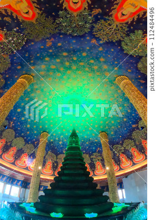 Very beautiful scenery of Wat Pak Nam in Bangkok Very beautiful scenery of Wat Pak Nam in Bangkok 112484496