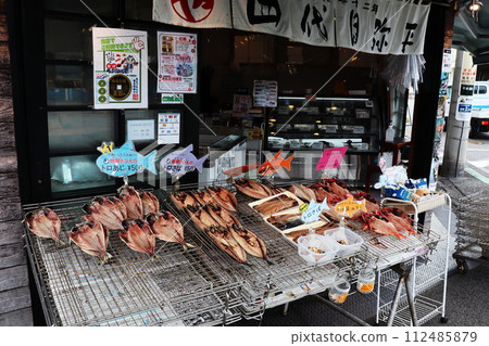 Seafood store in Numazu Port Seafood store in Numazu Port 112485879