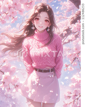 春天在櫻花微風中起舞 春天在櫻花微風中起舞 112486233