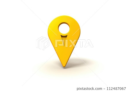 pin location icon for navigation or map, Generative Ai 112487067
