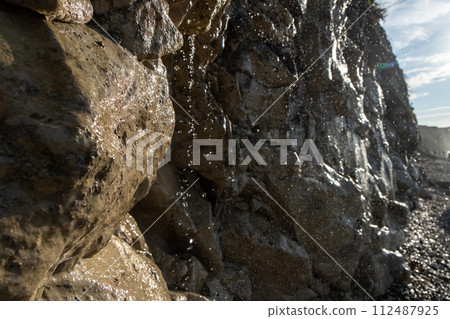 Coastal Cascade Close-up Coastal Cascade Close-up 112487925