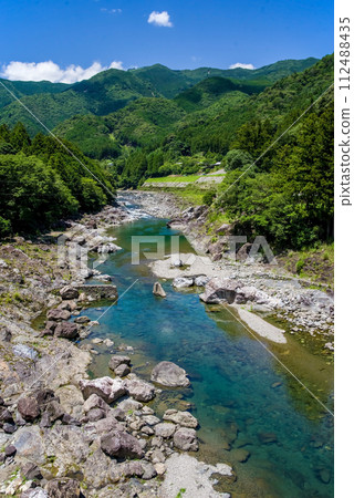 Summer along the Miyagawa River in Odai Town (Upstream Miyagawa River, Territory Gorge) Summer along the Miyagawa River in Odai Town (Upstream Miyagawa River, Territory Gorge) 112488435