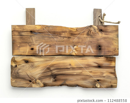 Wooden signboard AI image 112488558