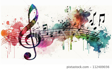 背景與音符主題 112489036
