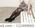 Beautiful legs office lady wearing stockings 54 112489660