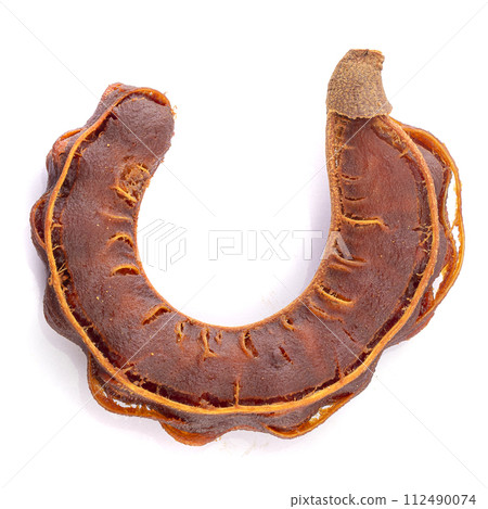sweet tamarind isolated on a white background 112490074