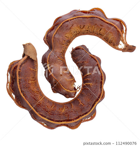 sweet tamarind isolated on a white background sweet tamarind isolated on a white background 112490076
