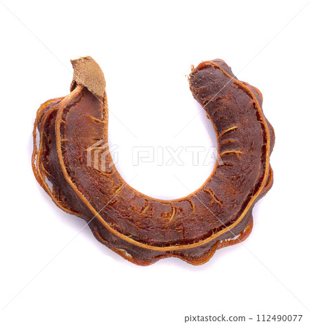 sweet tamarind isolated on a white background 112490077