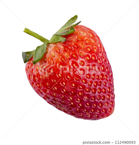 Fresh strawberry isolated on a white background 112490093