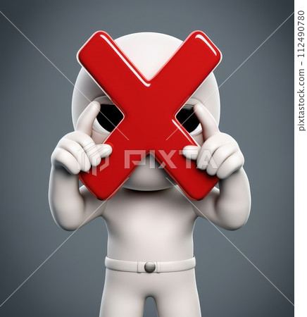 Banning entry: a 3d prohibition concept with a red x sign, a virtual warning symbolizing restricted access for banners and websites, ensuring digital safety and control in a visually impactful design Banning entry: a 3d prohibition concept with a red x sign, a virtual warning symbolizing restricted access for banners and websites, ensuring digital safety and control in a visually impactful design 112490780