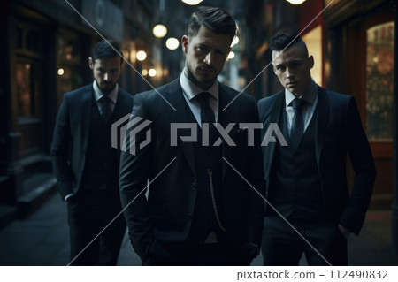 Timeless elegance and modern flair: a curated guide to gentlemen's style, blending sophistication individuality in fashion , encapsulating essence of sartorial refinement contemporary trends. 112490832