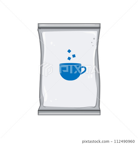 cane sugar bag cartoon vector illustration cane sugar bag cartoon vector illustration 112490960