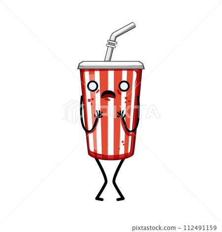 mug soda cup character cartoon vector illustration mug soda cup character cartoon vector illustration 112491159