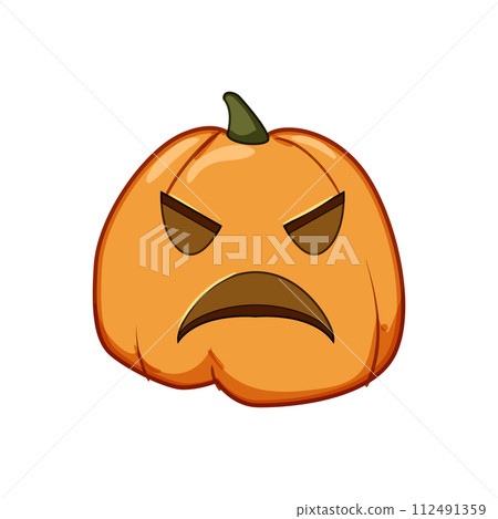 october pumpkin halloween character cartoon vector illustration october pumpkin halloween character cartoon vector illustration 112491359