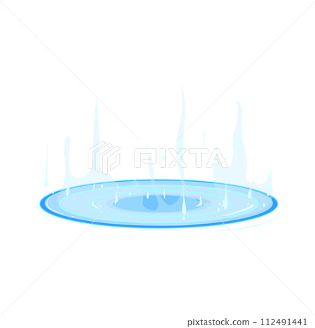 warp portal vfx cartoon vector illustration warp portal vfx cartoon vector illustration 112491441