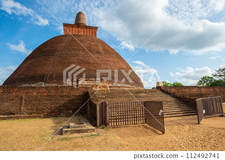 View of Jetavanaramaya in ancient city of Anuradhapura, Sri Lanka. View of Jetavanaramaya in ancient city of Anuradhapura, Sri Lanka. 112492741
