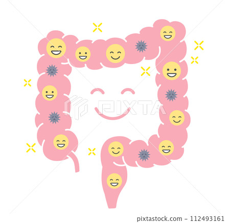 健康腸道環境醫學插畫 112493161