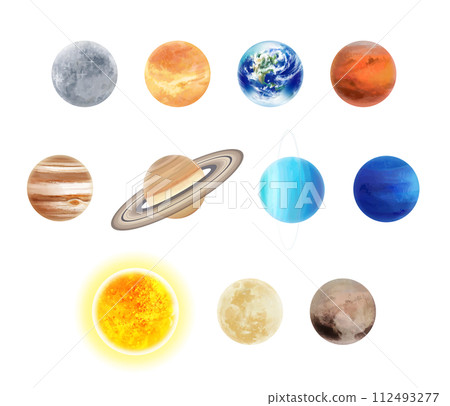 太陽系物體的插圖 太陽系物體的插圖 112493277