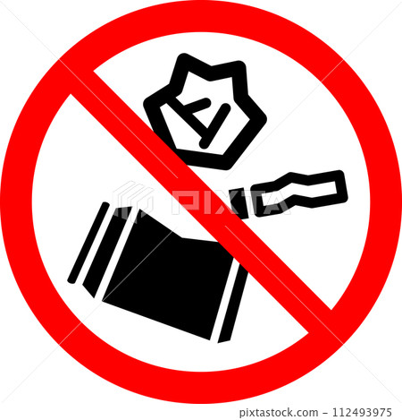 No littering mark 112493975