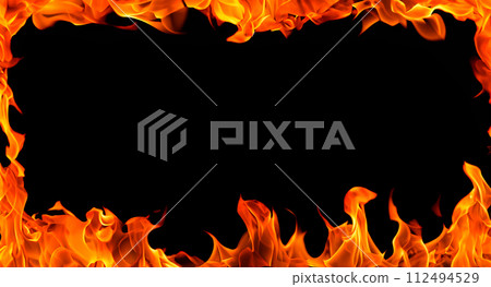 Flame graphic material 112494529