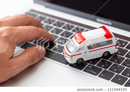 Ambulance and computer 112494595