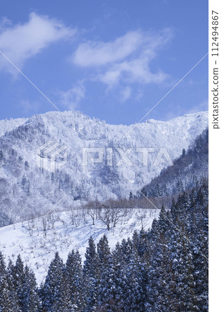 鳥取縣若狹町兵野山滑雪場風景 112494867