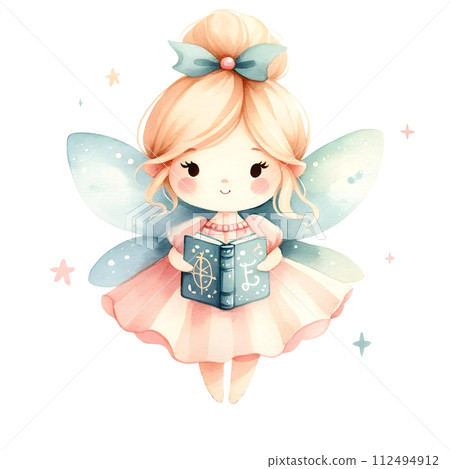 Fairy with spell book 112494912