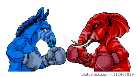 Republican Democrat Election Party Politics 112495039