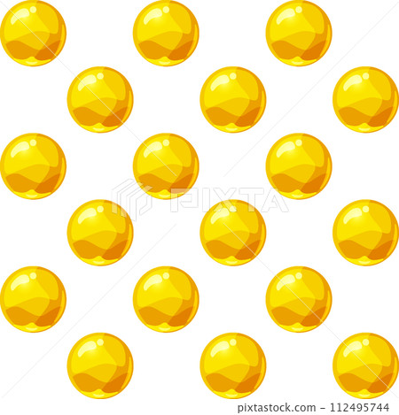 Gold colorful balls seamless pattern Gold colorful balls seamless pattern 112495744