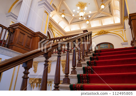 台北賓館燈光吊燈巴洛克風格台灣 台北賓館燈光吊燈巴洛克風格台灣 112495805