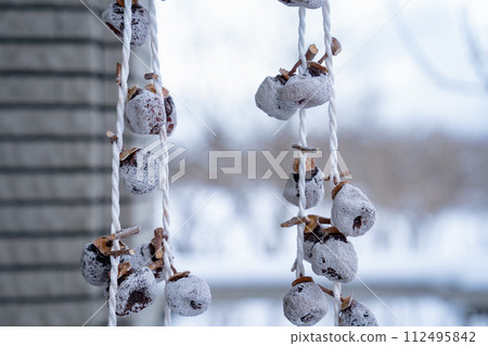 persimmon dried persimmon eaves natural drying sun drying persimmon dried persimmon eaves natural drying sun drying 112495842