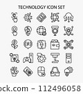 Technology icon set. Tech, science, innovation, digital icons collection. vector illustration Technology icon set. Tech, science, innovation, digital icons collection. vector illustration 112496058