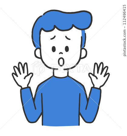 A confused man 112496415