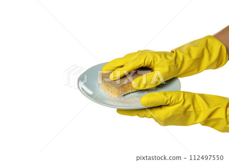 PNG,Sponge for washing dishes in hand, isolated on white background PNG,Sponge for washing dishes in hand, isolated on white background 112497550