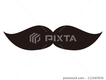 simple beard illustration 112497658