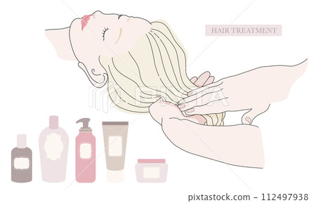 Hair beauty salon/hair treatment/hair care 112497938