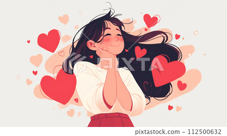 戀愛中的女人的形象 112500632