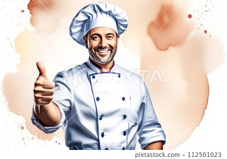 Capture culinary excellence with this vibrant chef photo. 112501023
