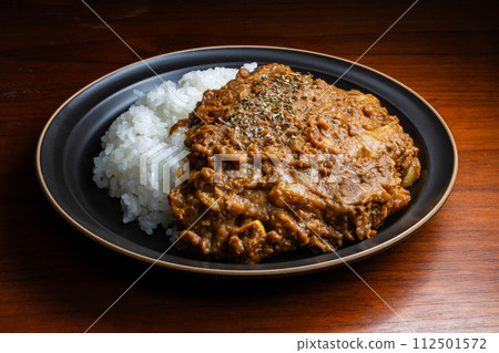 乾咖哩飯keema俯視圖 112501572