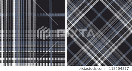 Check plaid set seamless pattern. 112504217