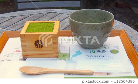 京都的抹茶提拉米蘇與抹茶 京都的抹茶提拉米蘇與抹茶 112504396